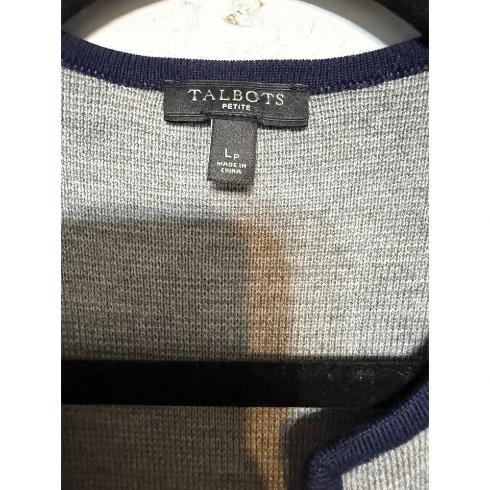 Talbots Quiet‎ Luxury Scandi Minimalism Cardigan Womens Size LP Modern Classic
